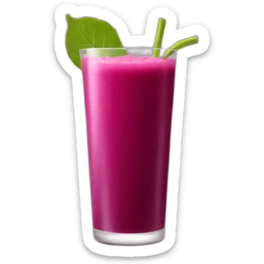 Yoga drink beet sticker
