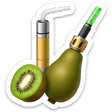 Kiwi sigaretta elettronica  sticker