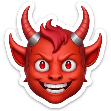 I need a devil in the night emoji sticker