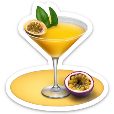 Passion fruit martini sticker