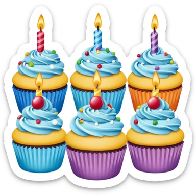 birthday desserts sticker