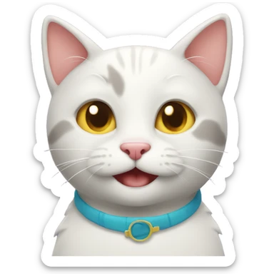 Happy Birthday Cat sticker