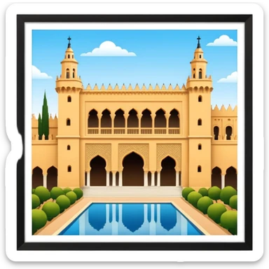 Real Alcazar Palace Seville  sticker