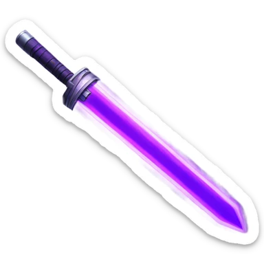 lightsaber PUrple sticker