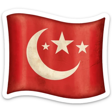 Ottoman Empire Flag sticker