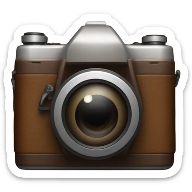 Brown cam sticker