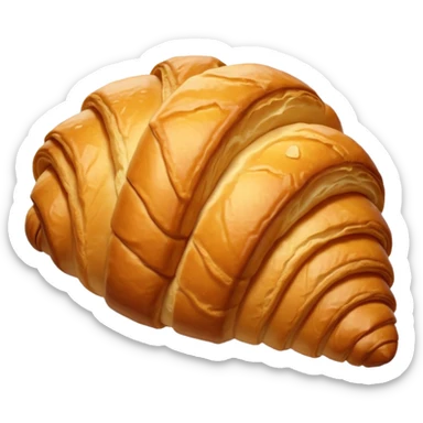 buttery croissant, quick energy sticker