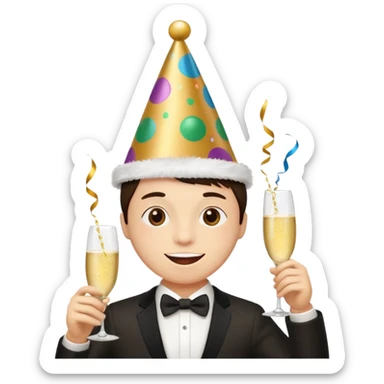 BOLDOG ÚJ ESZTENDŐT KÍVÁNOK sticker