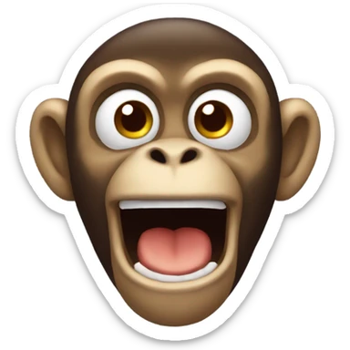 Dissolved Monkey sticker