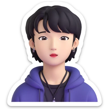 Changbin from Stray Kids, K-pop idol sticker