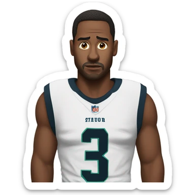 Thousand yard stare emoji sticker