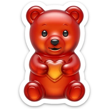 red Gummy Bears sticker