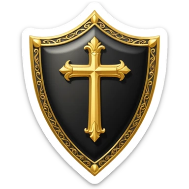 Do the shield of faith. Give it a gothic vibe tho sticker