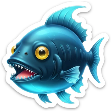 anglerfish sticker