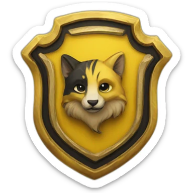 Hufflepuff Badge sticker