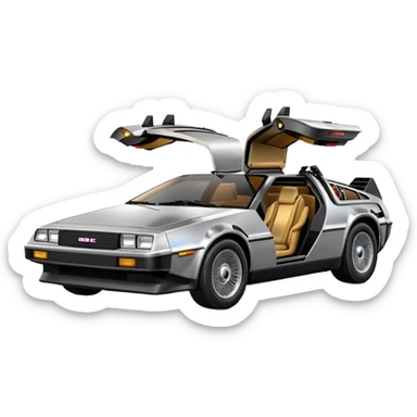 DeLorean DMC-12 sticker