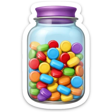 candys jar sticker