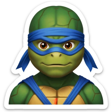 Ninja turtle Leonardo sticker