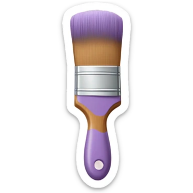 pastel purple paint brush  sticker