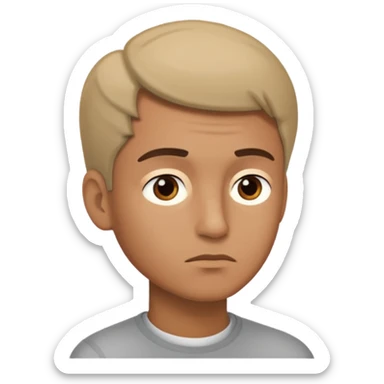 A man missing his wife thinking about her sticker