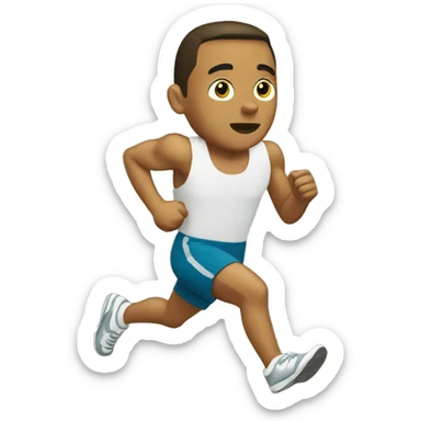 forest gump running sticker