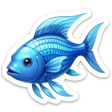 water elemental fish sticker