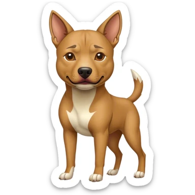 pitbull coyote sticker