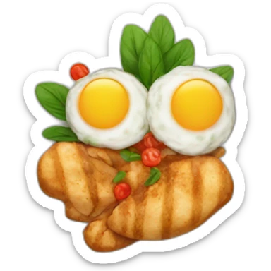 un plat portugais sticker