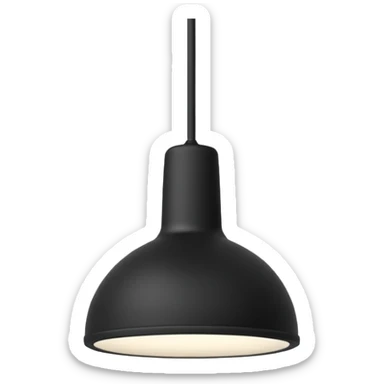 Minimalist pendant light for home, IKEA style sticker