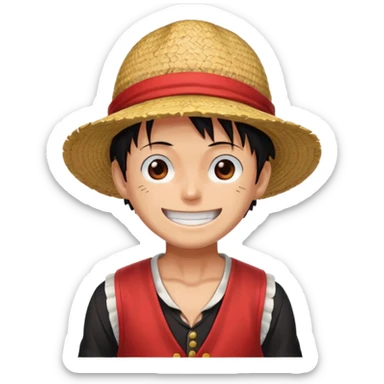 Luffy one piece  sticker