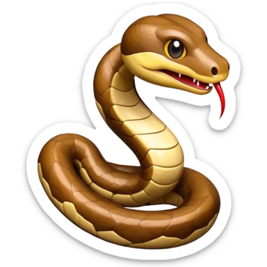 snake rattle sticker