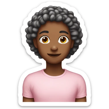 present light pink sticker