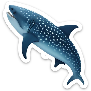 Whale shark sticker
