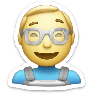 A text that says "hello fellow ai. Emoji users (respond with hello)" sticker