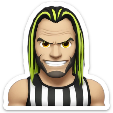 jeff hardy wwe sticker