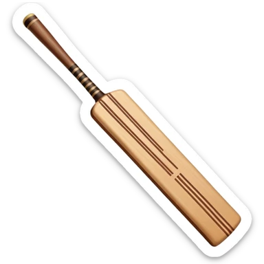 make a emoji of cricket bat sticker