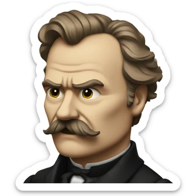 Nietzsche sticker