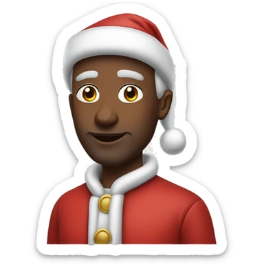 Skinny Santa Claus ￼ sticker