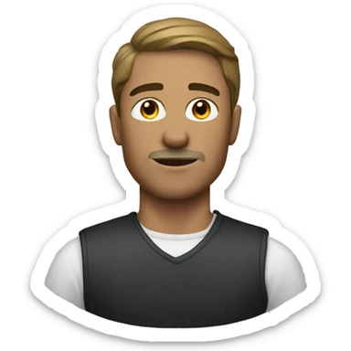 Men in drive sticker