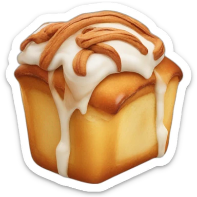 cinnamon pastry sticker