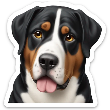 Greater Swiss mountain dog sticker