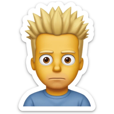 bart simpson sticker