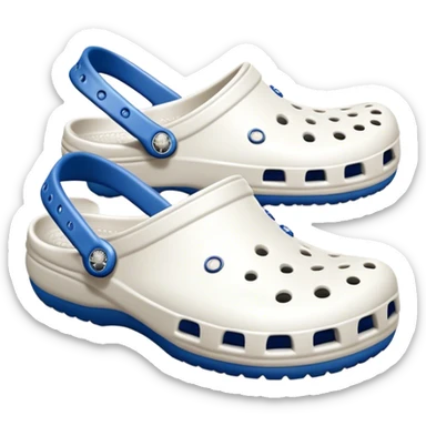 Crocs with cute aesthetic charms sticker