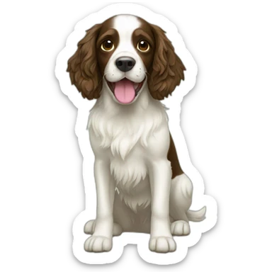 spring spaniel sticker