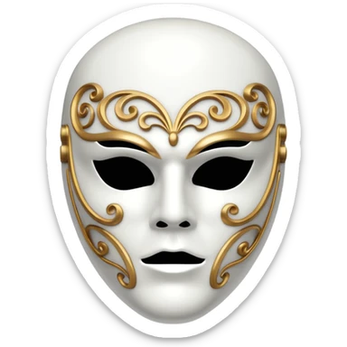 phantom of the opera mask sticker