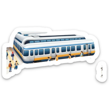 train station sticker
