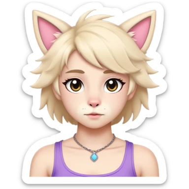 Furry femboy sticker