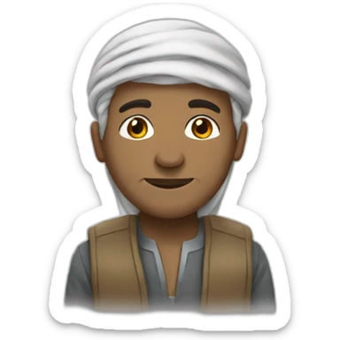 Un homme musulman sticker