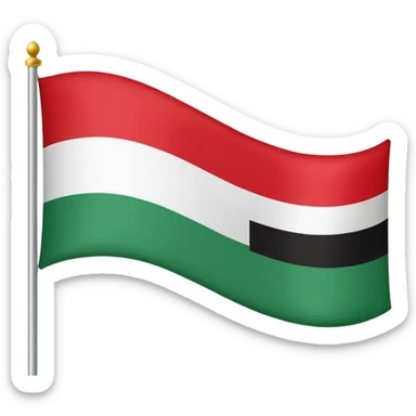 Arabic flag sticker