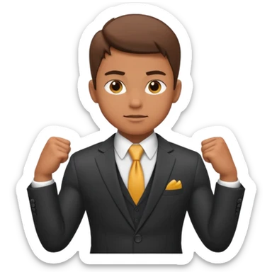 Sigma boy yapan adam sticker